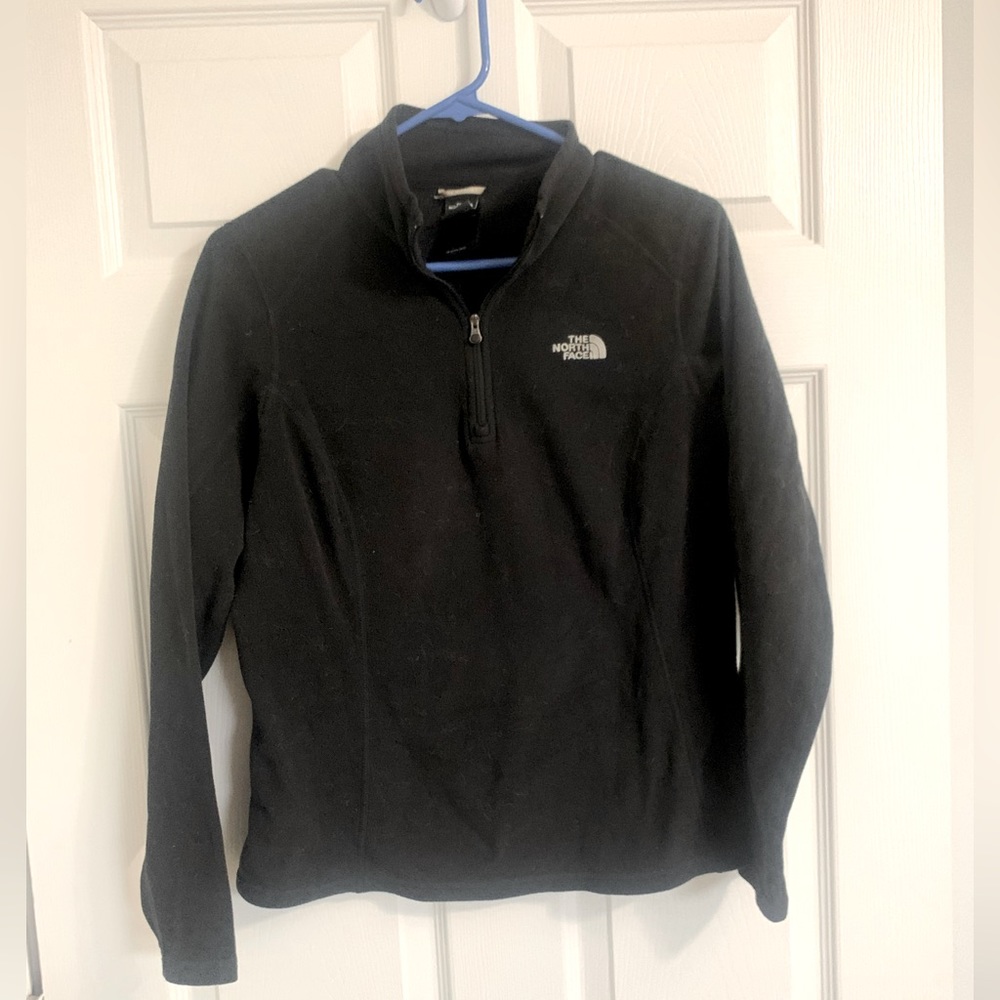 Black North Face Fleece Quarter Zip